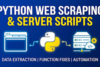 custom python script for automation and data transfer