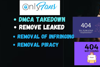 remove leaked onlyfans and infringing content of onlyfans under dmca