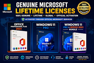 provide affordable windows 11, 10 and office genuine licenses