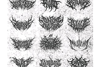 make custom brutal death metal, deathcore logo