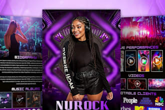 make artist press kit, music epk, dj press kit epk, speaker sheet, event flyer
