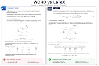 professionally typeset your academic document in latex