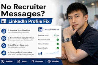fix your linkedin profile to get recruiter messages