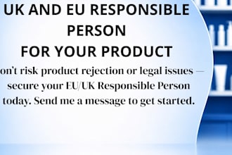 be your eu and uk responsible person for gpsr