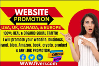 promote website, share link, amazon book, crypto, product, business, videos, nft