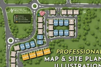 design accurate 2d and realistic 3d site plan with autocad