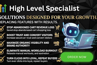 be ghl expert for ghl ecommerce website, ghl store, ghl blog, ghl automations