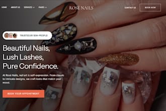 design squarespace nail studios squarespace tattoos piercings jewelry markers