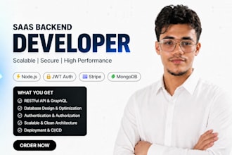 build a secure saas backend API with node js express mongodb