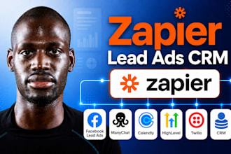setup facebook lead ads manychat gohighlevel calendly zapier lead routing