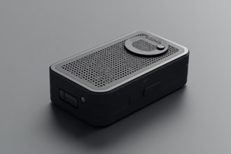 provide product 3d modeling for portable coffee device and industrial design