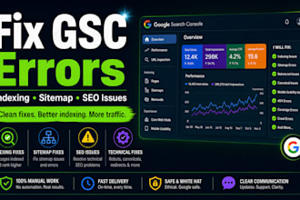 fix google search console indexing sitemap and SEO errors