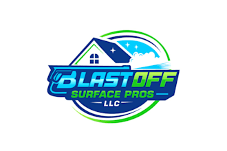 design catchy cleaning wash pressure washing logo