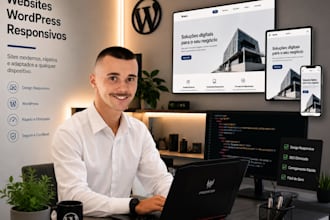 design a modern business website or portfolio that attracts clients