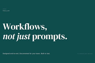 design a claude or chatgpt workflow for your repetitive task