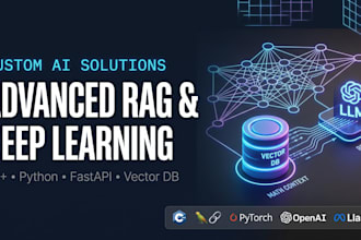 build advanced rag systems, llm apps, and custom neural networks