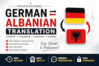 translate german to albanian and albanian to german