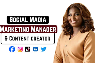 be your social media marketing manager, growth guru and content creator