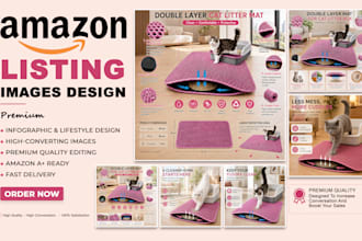 do amazon product listing images, amazon infographic, listing images design