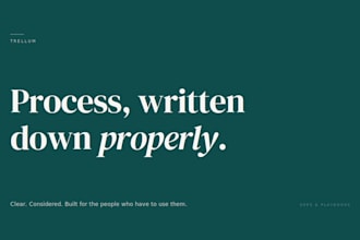 turn your messy process into a clear ready to use sop or playbook