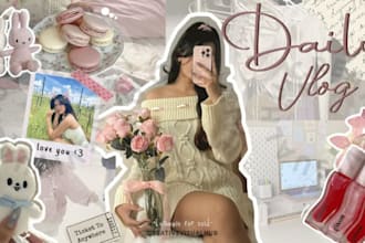 design aesthetic, clickable youtube thumbnail for vlogs