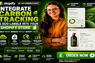 integrate carbon tracking and eco labels into your shopify store