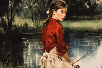 paint traditional oil painting portrait on canvas