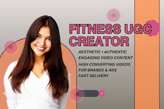 fitness ugc product promo videos for gym and supplement brands