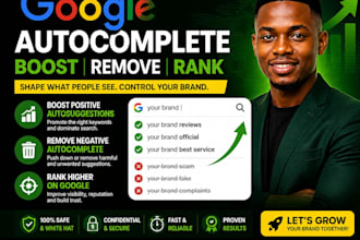 remove or boost google autocomplete and autosuggestions fast