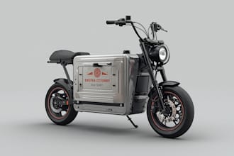 provide high precision 3d product modeling for scooter battery and other product