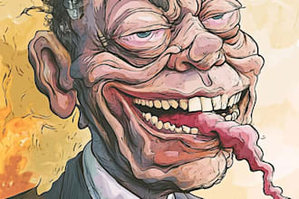 make a digital political cartoon for political cartoon