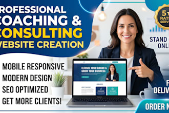 create a professional consulting website for your coaching or advisory business
