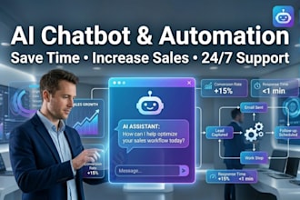 build ai chatbot and automate your business tasks