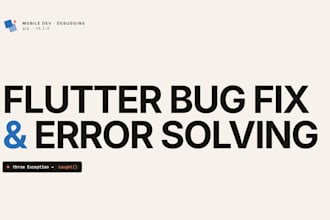 fix flutter bugs and errors