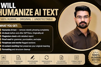 humanize ai content, rewrite ai generated text and remove ai detection