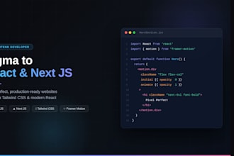 your mobile responsive nextjs web developer