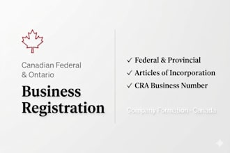 do canada company registration, gst, hst, canada tax, and incorporation