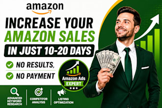 be your amazon account manager and amazon PPC ads expert