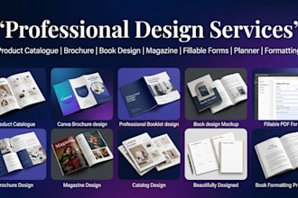 design product catalog, lookbook, brochure, business catalogue