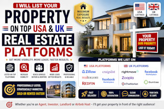 list USA UK property real estate craigslist zoopla platforms