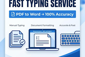 do fast typing work, PDF to word, image to text conversion