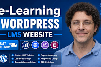 develop lms elearning, and course selling websites for schools, universities