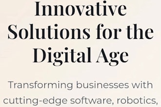 create websites, applications, CRM, robotics