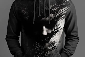 create amazing hoodie mockup design