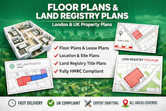 do land registry compliant lease plans for residential and commercial