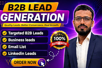 do verified USA b2b lead generation, linkedin local business lead generation