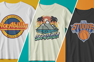 create a retro, classic clothing design