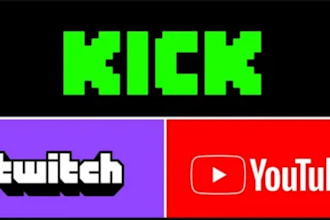 do organic kick or twitch promotion and edit viral clips to get real viewers