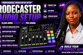 setup rodecaster pro 2 for podcast and streaming audio workflow