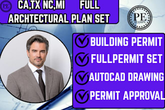 licensed engineer, building plans, permit approval, cad drafter, ohio michigan